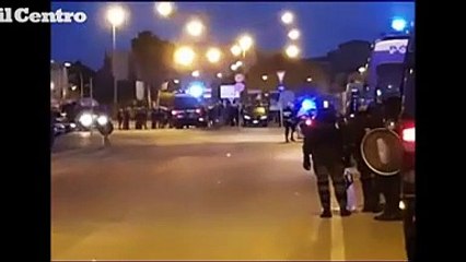 Pescara, il blitz al mercatino dei senegalesi