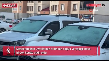 ‘Yoğun kar’ uyarısı gelmişti! 80 santimetrelik beyaz kabus