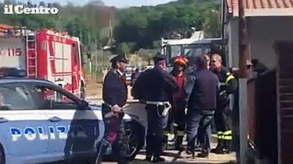 Bellante, muore schiacciato per fermare il camion