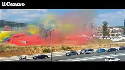 La festa ultr? per il nuovo skatepark dell'Aquila