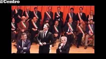 Renzi ai sindaci d'Abruzzo: "C'? passione nei vostri progetti"