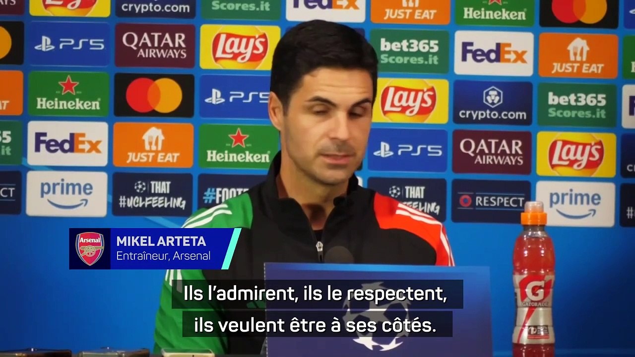 Arteta : "Saka est l'un de nos plus grands joueurs"