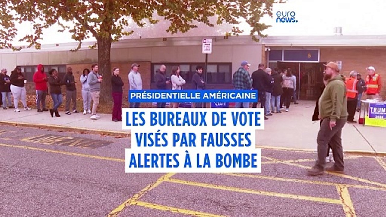Aux Etats-Unis, l'élection présidentielle émaillée de fausses alertes à la bombe
