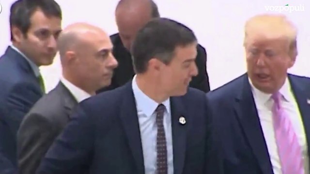 Las redes recuerdan este encuentro de Trump y Sánchez en 2019