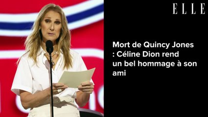 Mort de Quincy Jones : Céline Dion rend un bel hommage à son ami