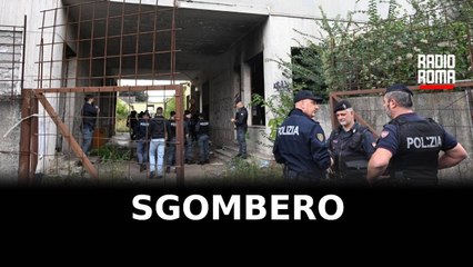 Roma Tiburtina, sgombero all'ex Penicillina