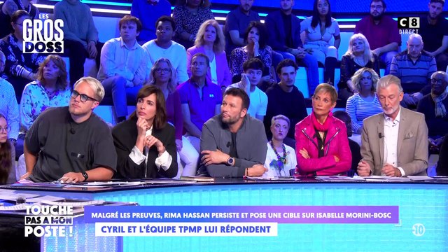 Cyril Hanouna annonce qu’il va attaquer Rima Hassan qui a mis hier une nouvelle fois une cible sur Isabelle Morini-Bosc: C'est totalement irresponsable comme attitude ! - Regardez