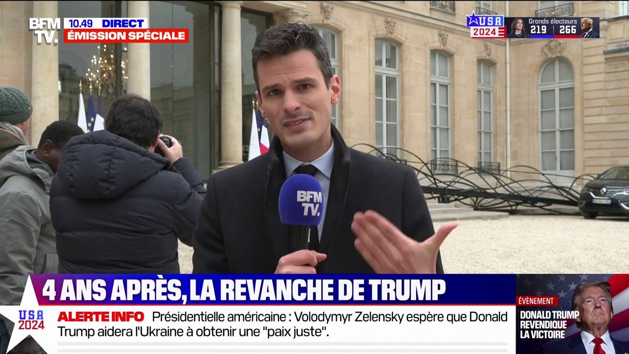 Après le Conseil des ministres, la porte-parole du gouvernement s'exprimera et évoquera la victoire revendiquée de Donald Trump