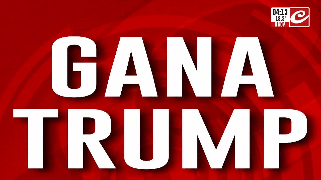 Elecciones en EEUU: Trump se impone y tiene amplia ventaja sobre Harris