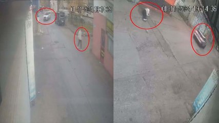 Husumetlisine ciple çarpıp kaçtı