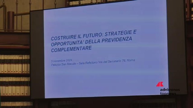 A Roma l’incontro ‘Costruire il Futuro: strategie e opportunità della Previdenza Complementare’