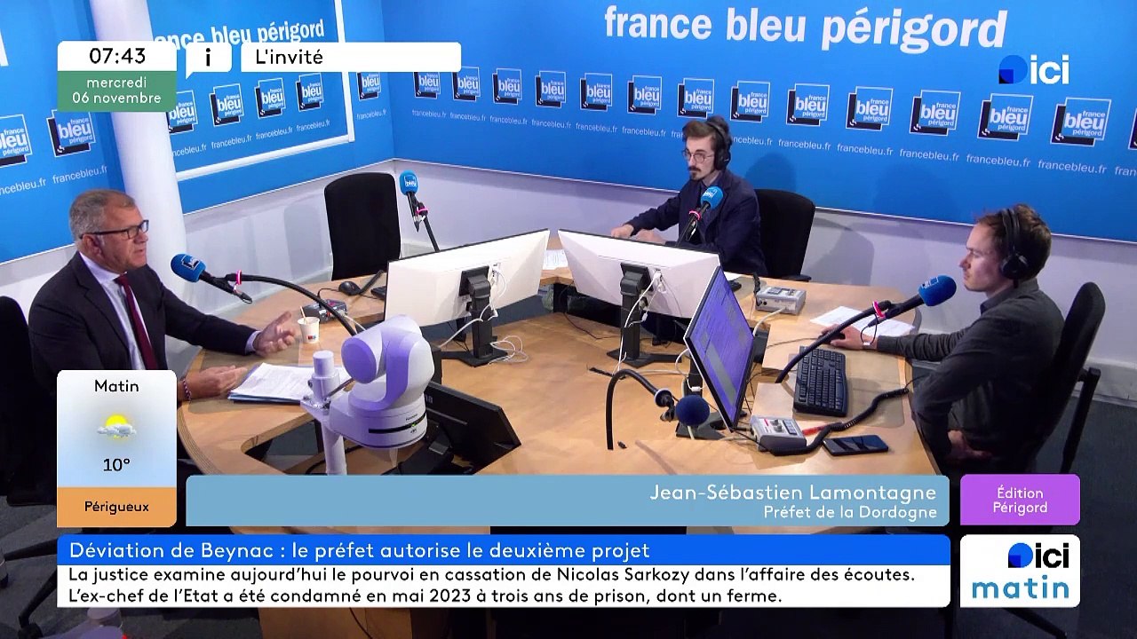 Jean-Sébastien Lamontagne, le préfet de la Dordogne explique pourquoi il donne son accord pour le deuxième projet de déviation de Beynac