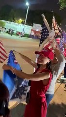 Celebración en las calles de Miami tras las victoria electoral de Donald Trump