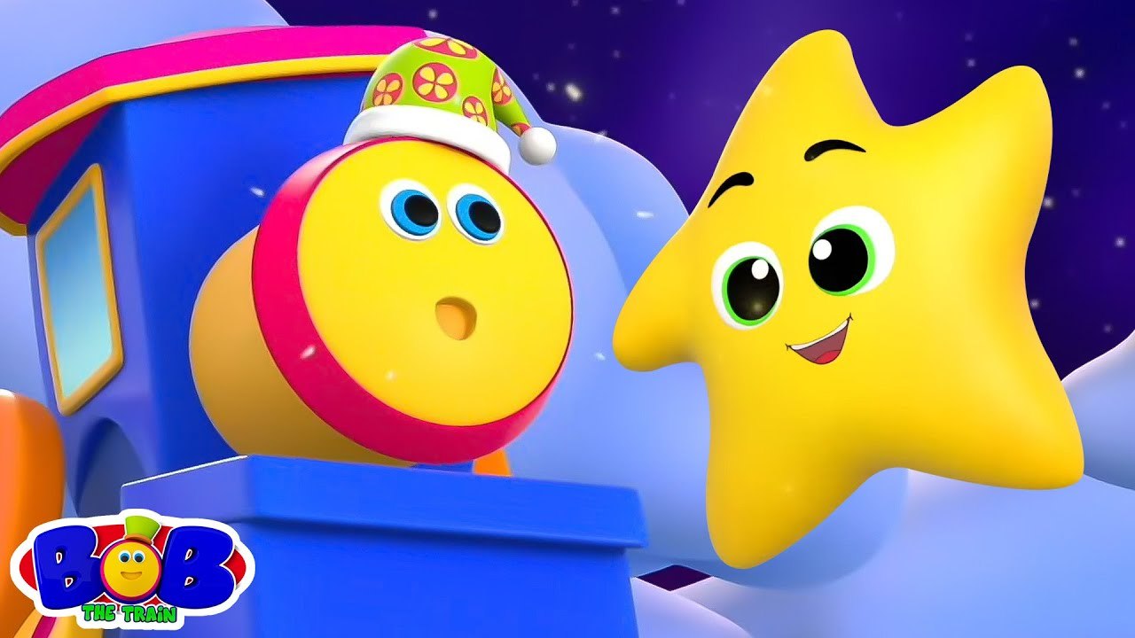 Bob Trem Brilha Brilha Pequena Estrela + 3D Rima Para Crianças em Português - Kids Tv