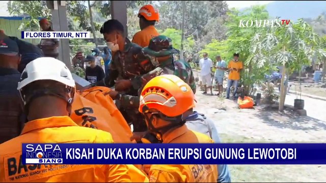 Cerita Pilu di Balik Duka Korban Erupsi Gunung Ile Lewotobi Laki-Laki di Flores Timur