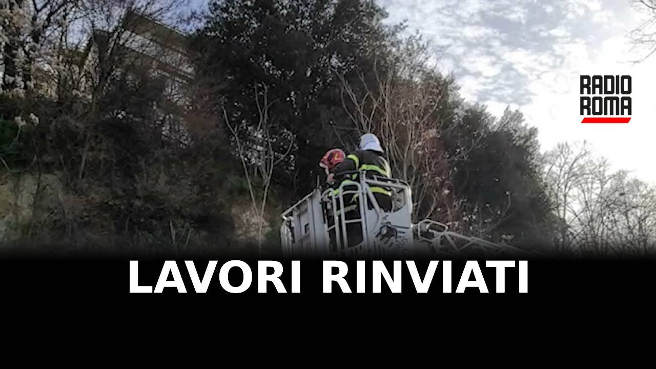 Collina Parioli ancora pericolosa, lavori rinviati al 2026