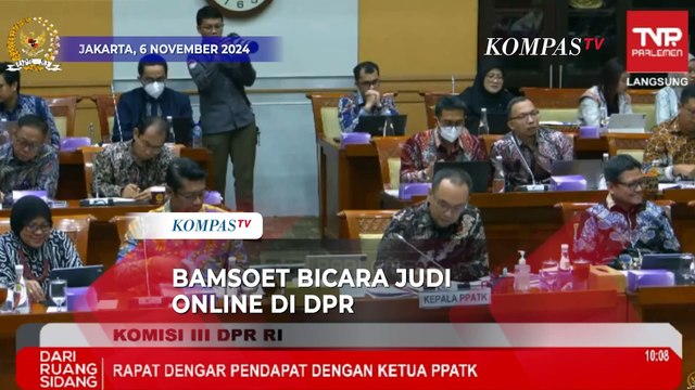 Bambang Soesatyo ke PPATK: Apa Kabar 1000 Orang di DPR/DPRD Terlibat JudI Online | SERIES JUDOL