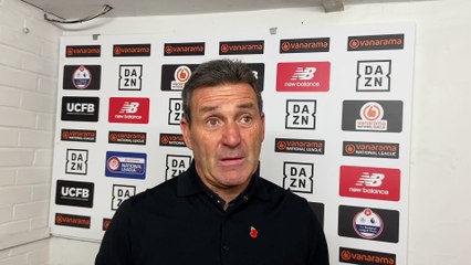 Aldershot Town manager Tommy Widdrington post-Brighton & Hove Albion Under-21s