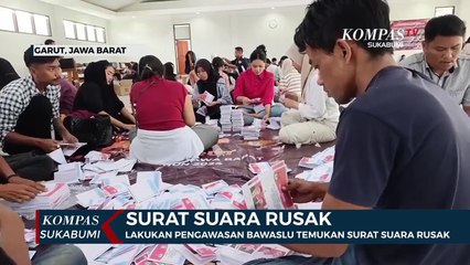 Lakukan Pengawasan Bawaslu Temukan Surat Suara Rusak