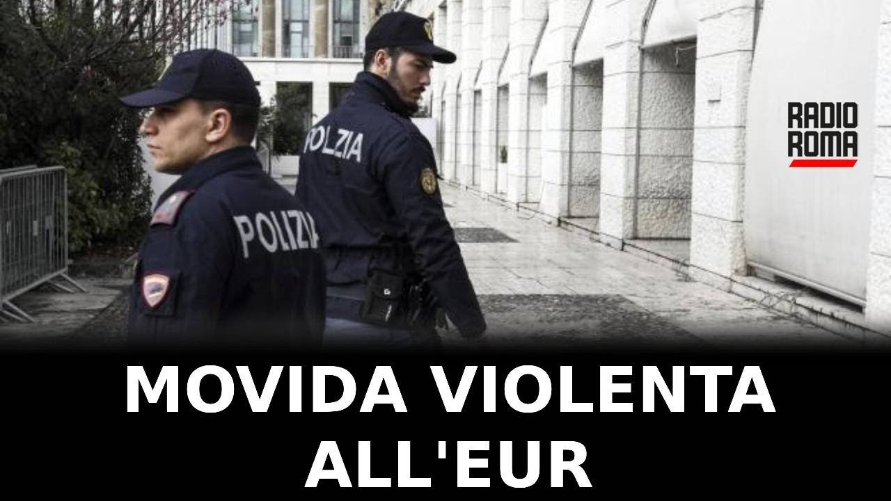 Movida violenta all'EUR, due feriti in risse
