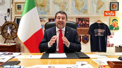Salvini: "Giornata storica, con Trump pace, lavoro, sicurezza, libert?. Avanti tutta"