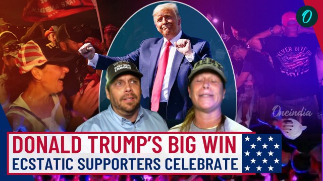 VIDEO | Donald Trump Supporters Celebrate At Palm Beach As He Marches Towards White House