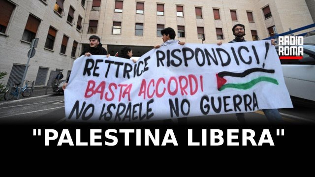 Palestina libera', corteo studenti a Sapienza e Tor Vergata