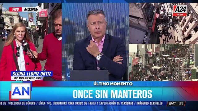 Once sin manteros: comerciantes y vecinos recuperaron calles y veredas