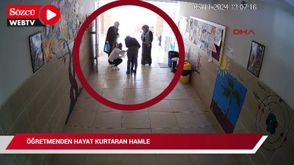 Öğretmenden hayat kurtaran hamle