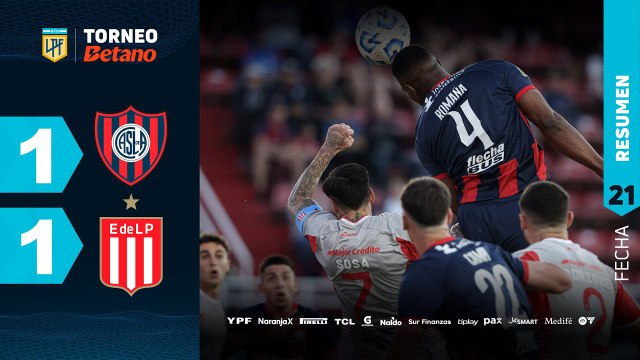 San Lorenzo vs Estudiantes (1-1) | LPF 2024 | Fecha 21