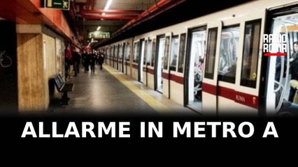 Allarme in Metro A, caos e sensori attivati per errore