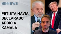 Lula parabeniza Trump por vitória na eleição dos EUA; Henrique Krigner comenta