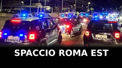 Spaccio Roma Est, blitz dei Carabinieri