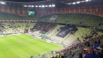 Kibice na meczu Lechii Gdańsk z Cracovią