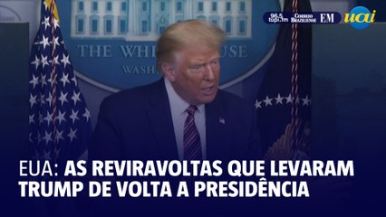 Trump e as reviravoltas que o levaram de volta à presidência