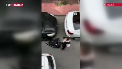 Yol vermedi diye aracın lastiklerini patlattı