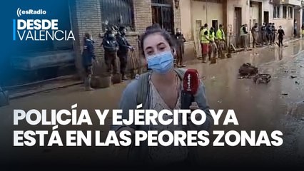 El Gobierno comienza a enviar ayuda a Valencia