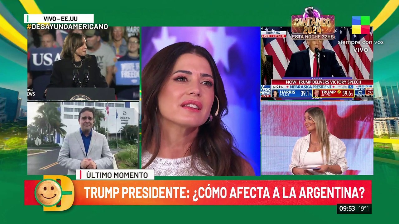 Triunfo contundente de Donald Trump en las elecciones presidenciales de Estados Unidos