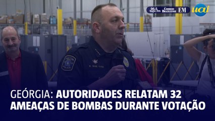 Autoridades da Geórgia relataram 32 ameaças de bomba durante votação