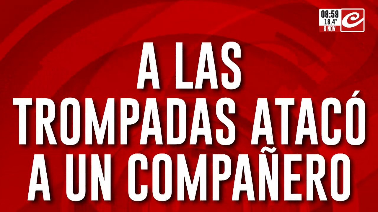 Salvaje golpiza en el aula: se filmó atacando a las trompadas a un compañero