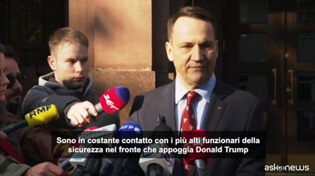 Usa 2024, Sikorski: Ue si assuma responsabilit? sua sicurezza