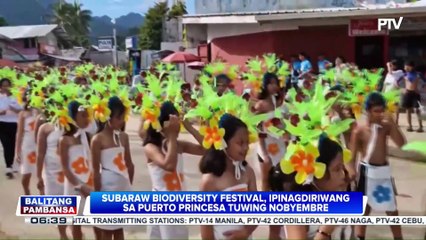 Subaraw Biodiversity Festival, ipinagdiriwang sa Puerto Princesa