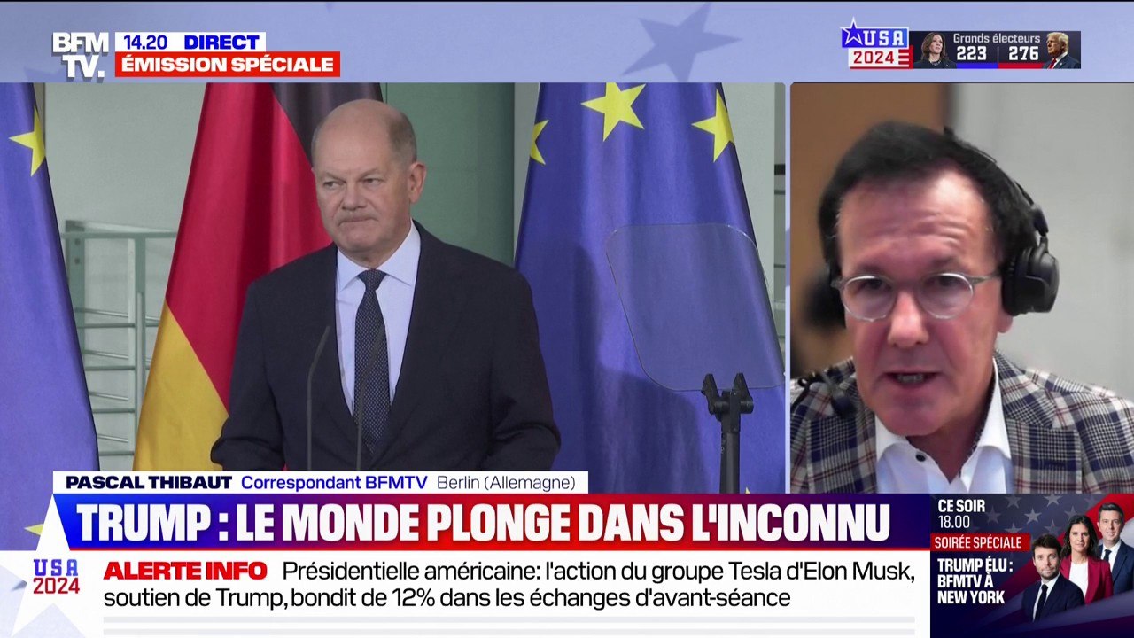 Élections américaines: Olaf Scholz a félicité Donald Trump pour sa victoire et l'appelle à "promouvoir la prospérité et la liberté"