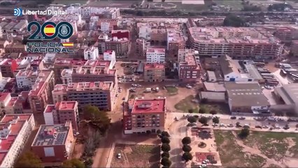 La impresionante vista aérea de Valencia tras la DANA