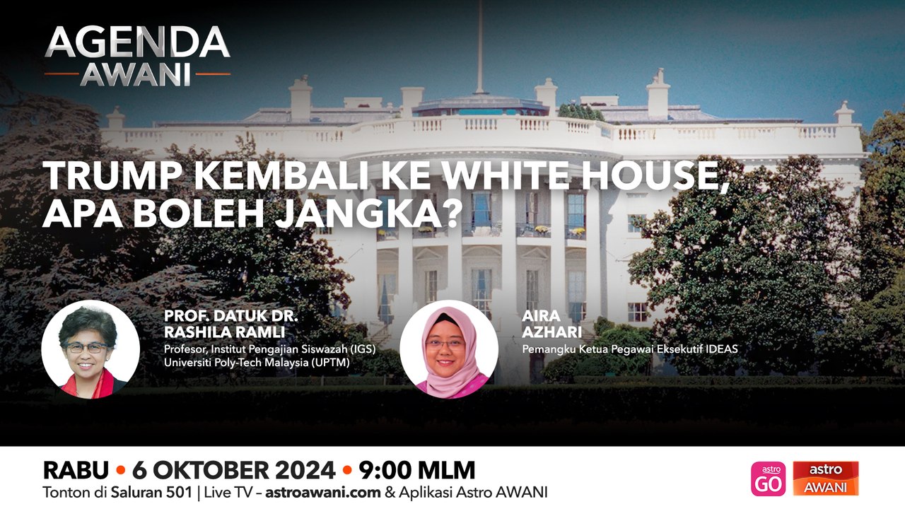 Agenda AWANI: Trump kembali ke White House, apa boleh jangka?