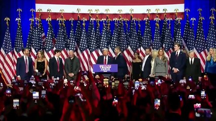 Donald Trump: "Es una victoria política que no se había visto antes"