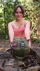 GIRL survives in the forest 🔥