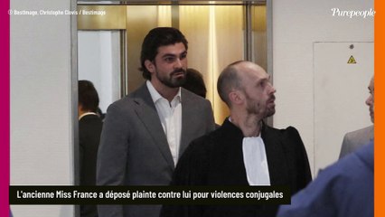 Iris Mittenaere, bien entourée, retrouve son ex Bruno Pelat au tribunal : l'heure de la confrontation a sonné