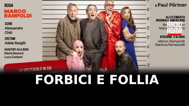 Forbici e Follia , la prima stasera al Teatro Manzoni di Roma