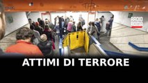 Si sdraia sui binari della Metro A, treni fermi per 20 minuti